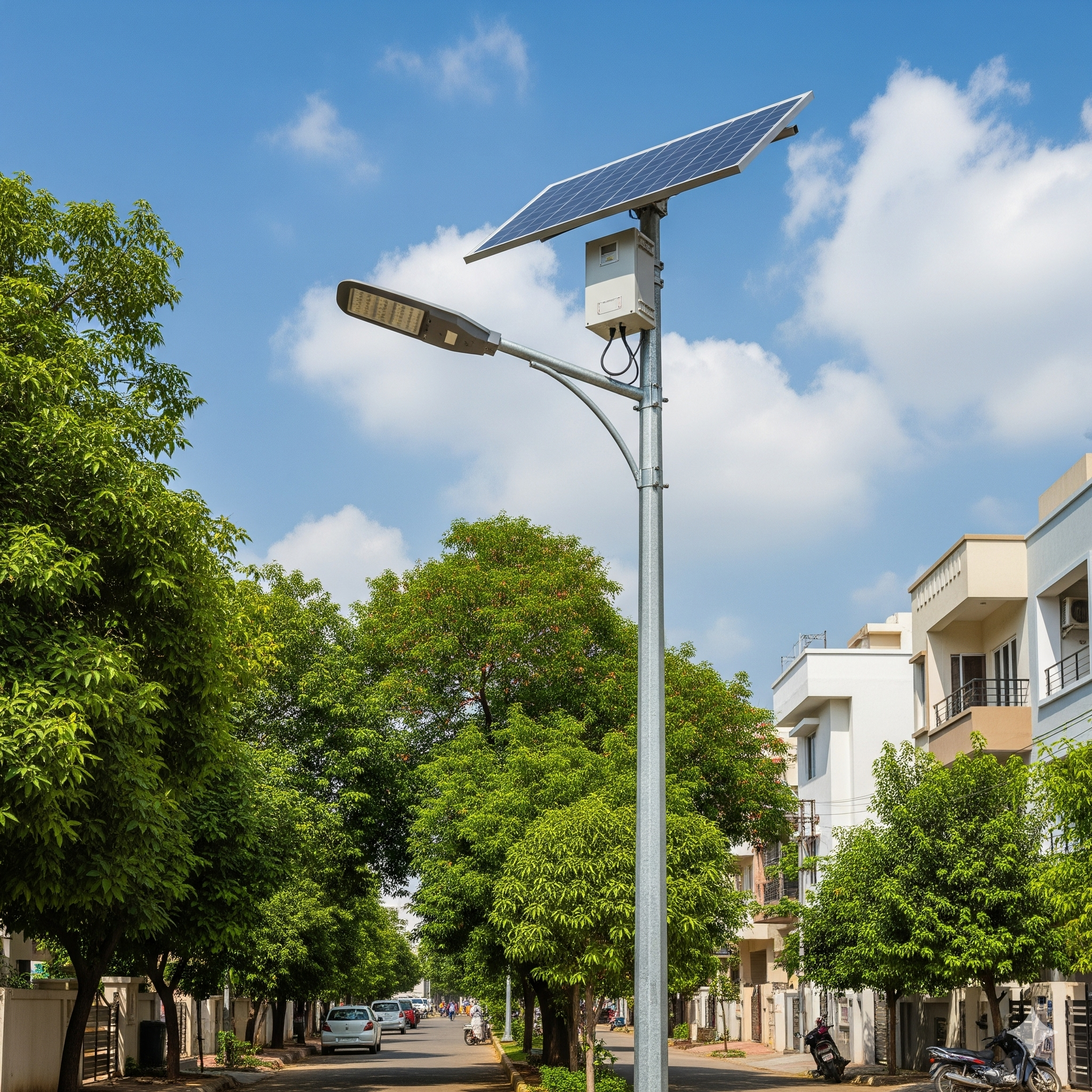 Solar Street Light Installation